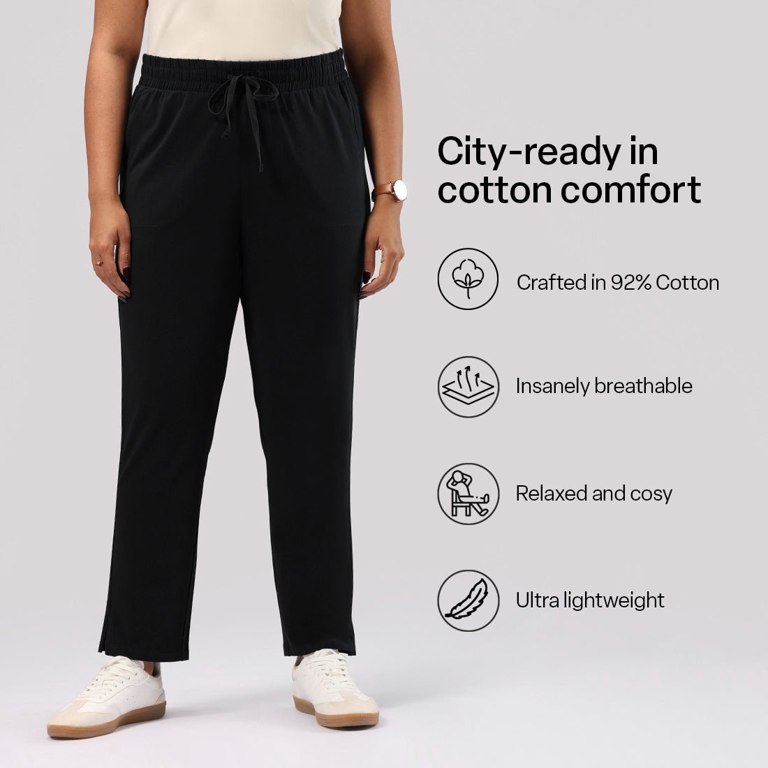 Groove-in Cotton Joggers - BlissClub