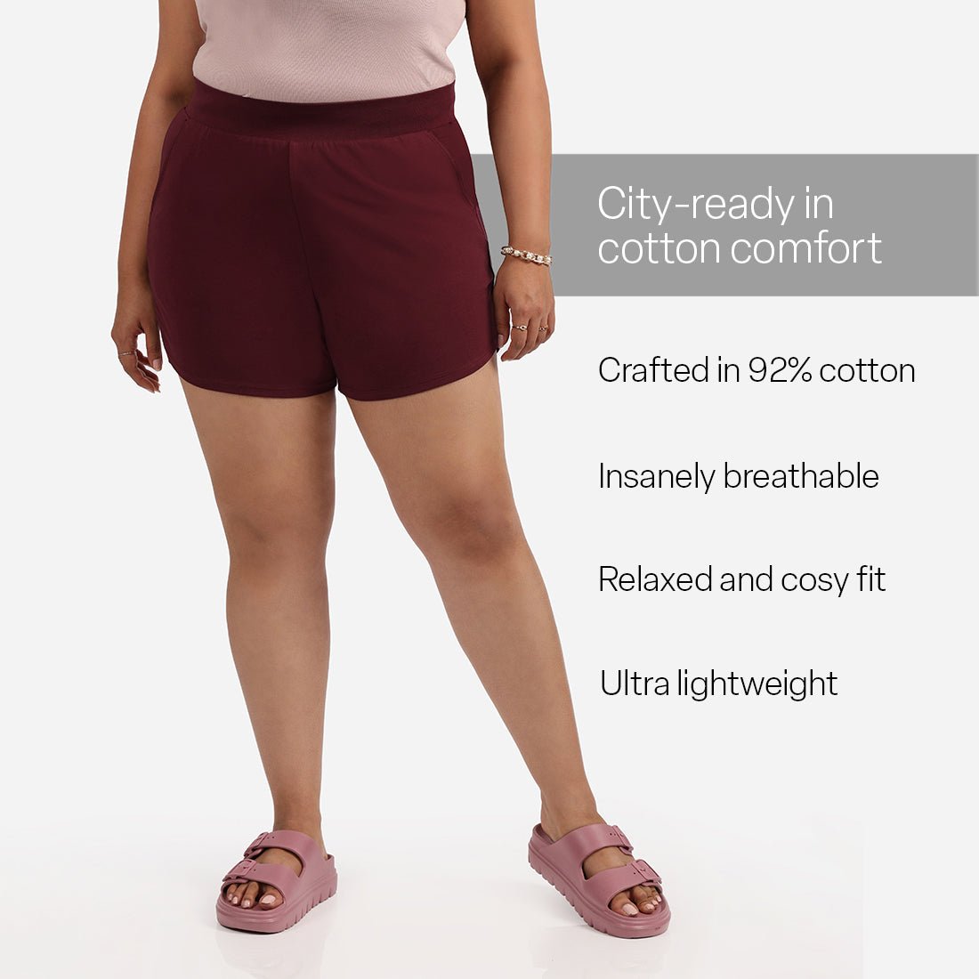 Groove-in Cotton Shorts - BlissClub