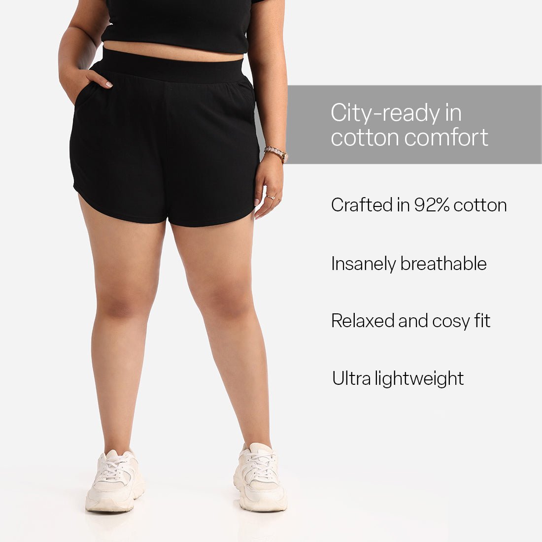 Groove-in Cotton Shorts - BlissClub