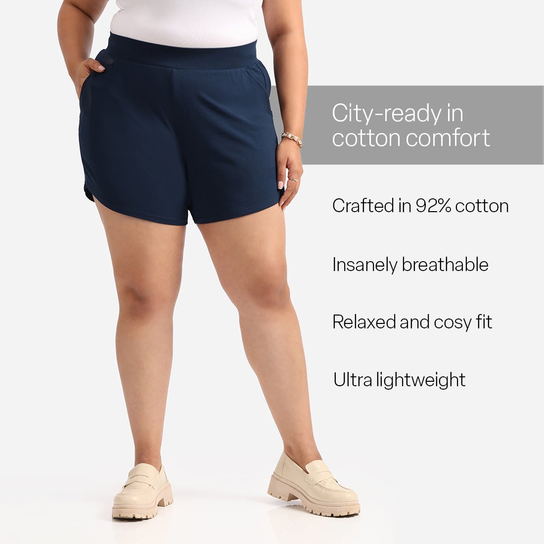 Groove-in Cotton Shorts - BlissClub