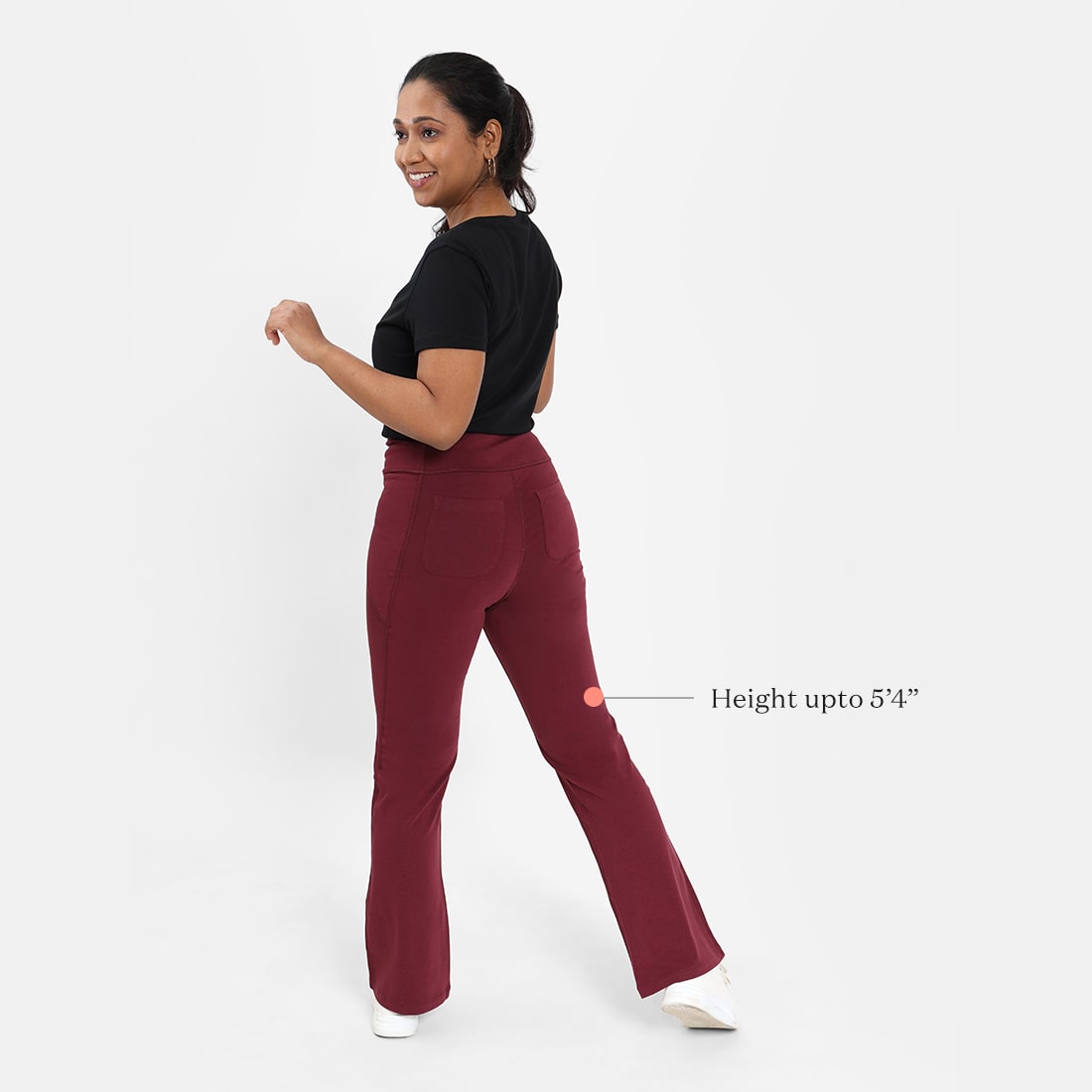 Groove-In Cotton Flare Pants Tall