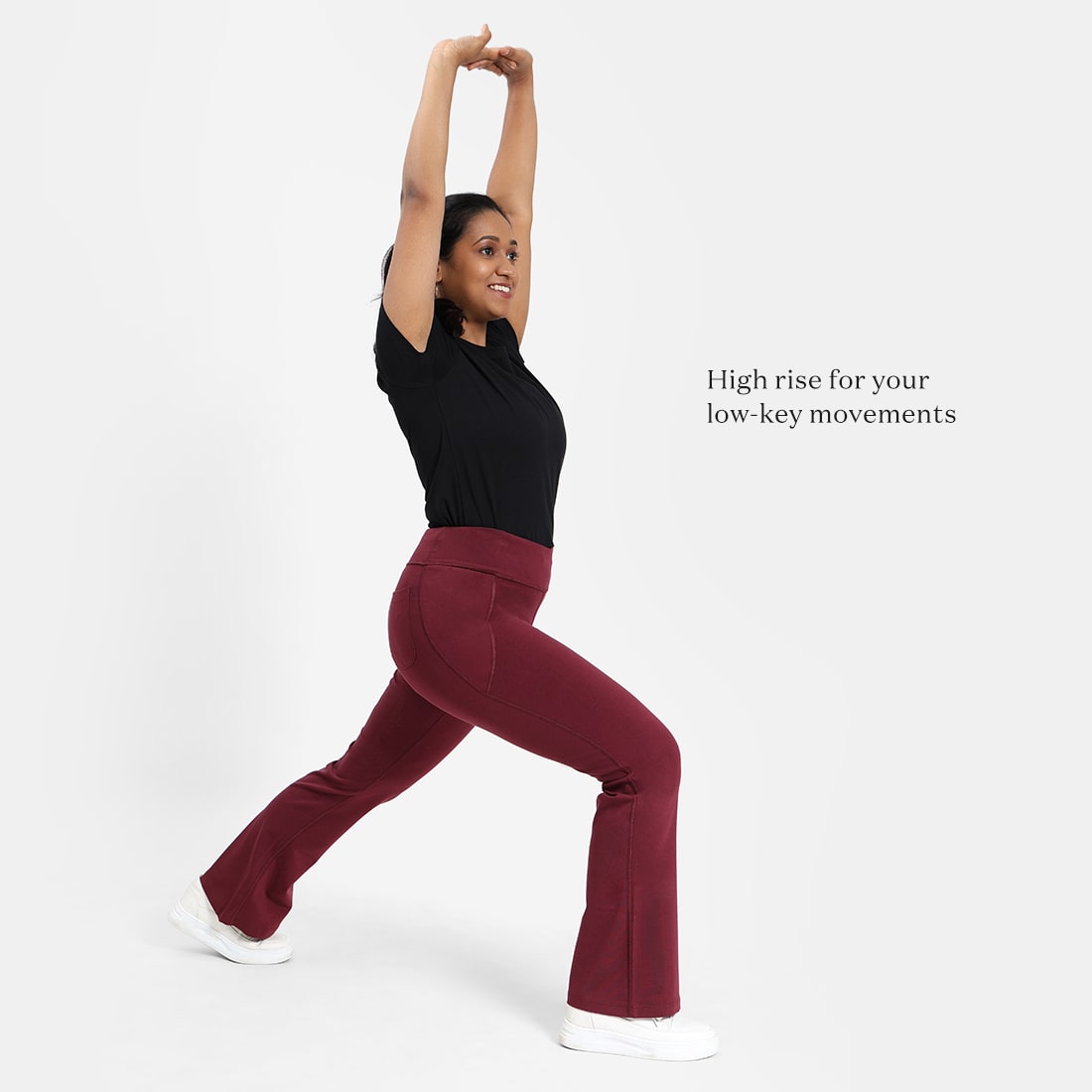 Groove-In Cotton Flare Pants Tall
