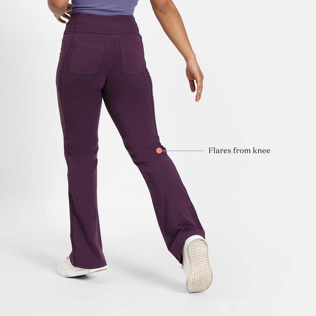 Groove-In Cotton Flare Pants Tall