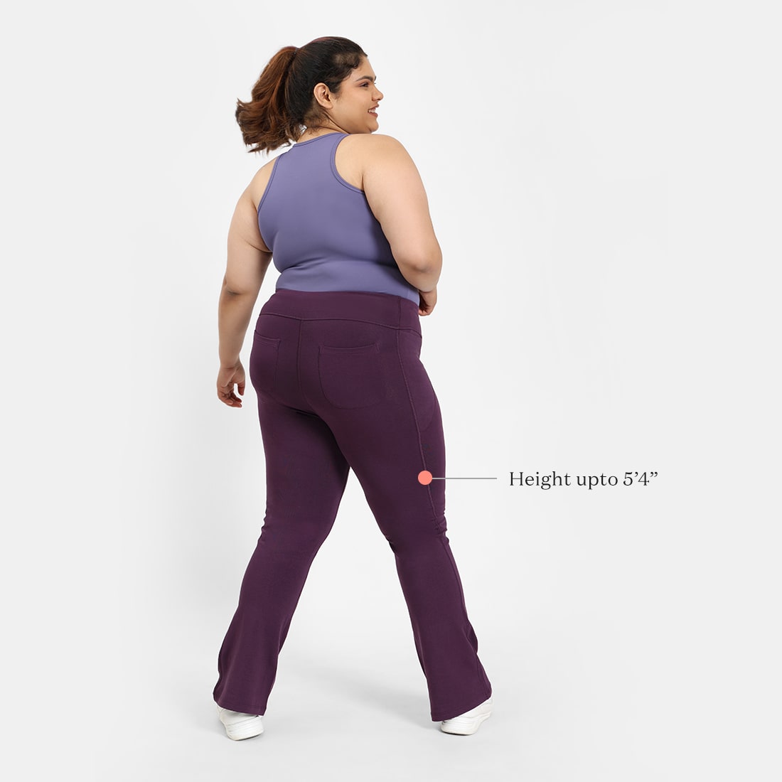 Groove-In Cotton Flare Pants Tall
