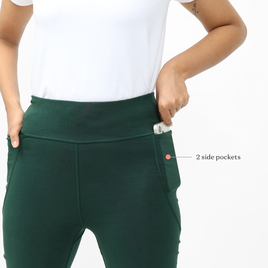 Groove-In Cotton Flare Pants Tall