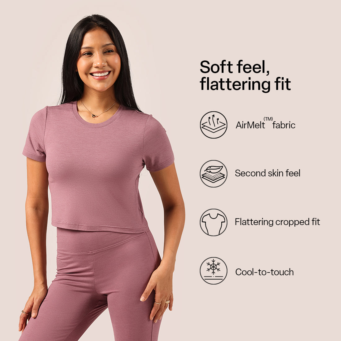 AirMelt™ Crop Tee