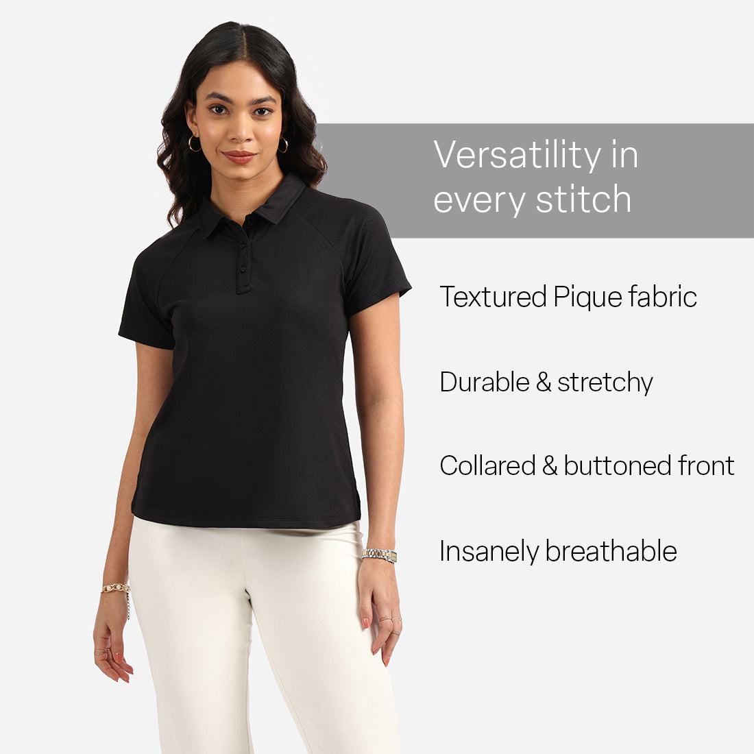 Classic Pique Buttoned Polo