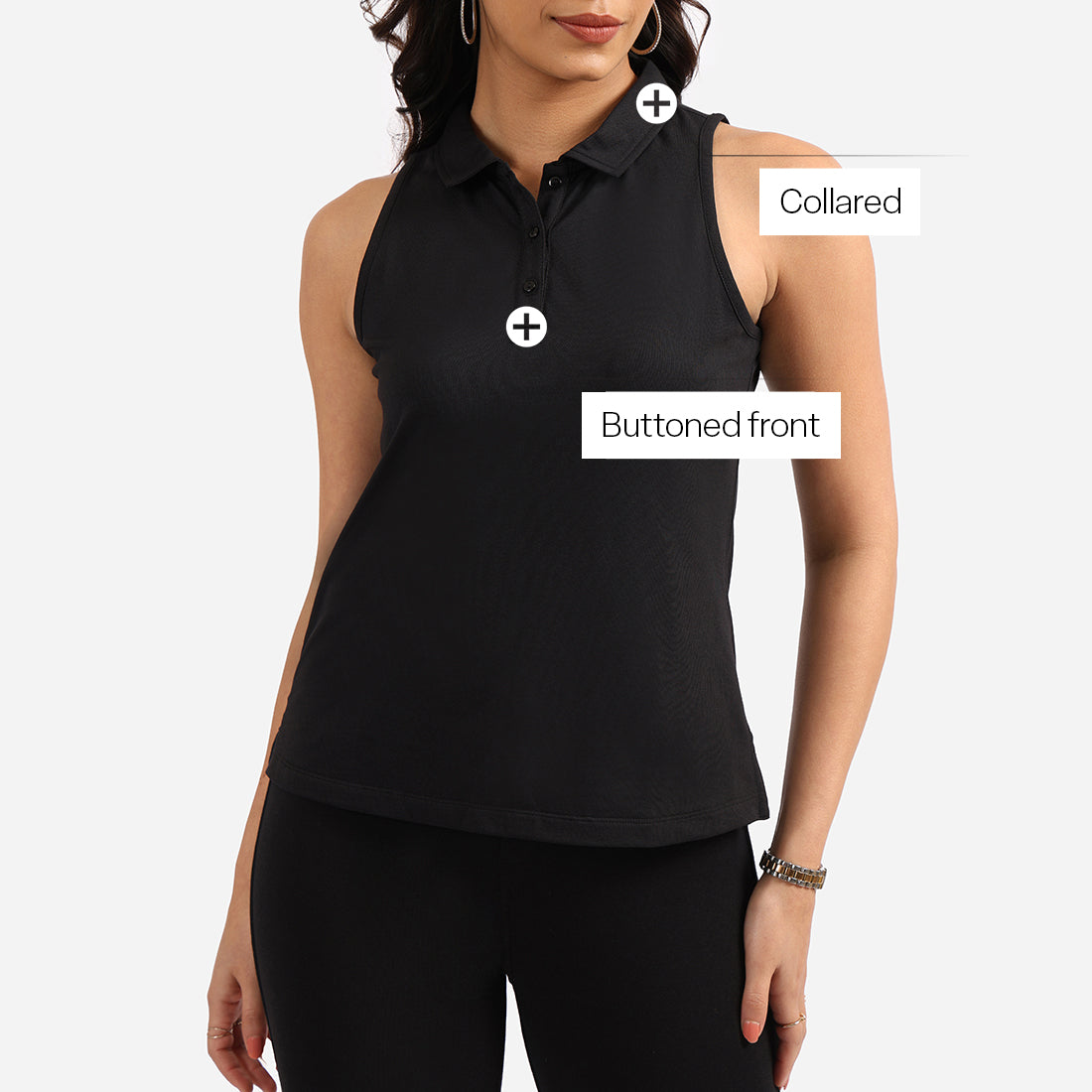 The Classic Pique Sleeveless Tank