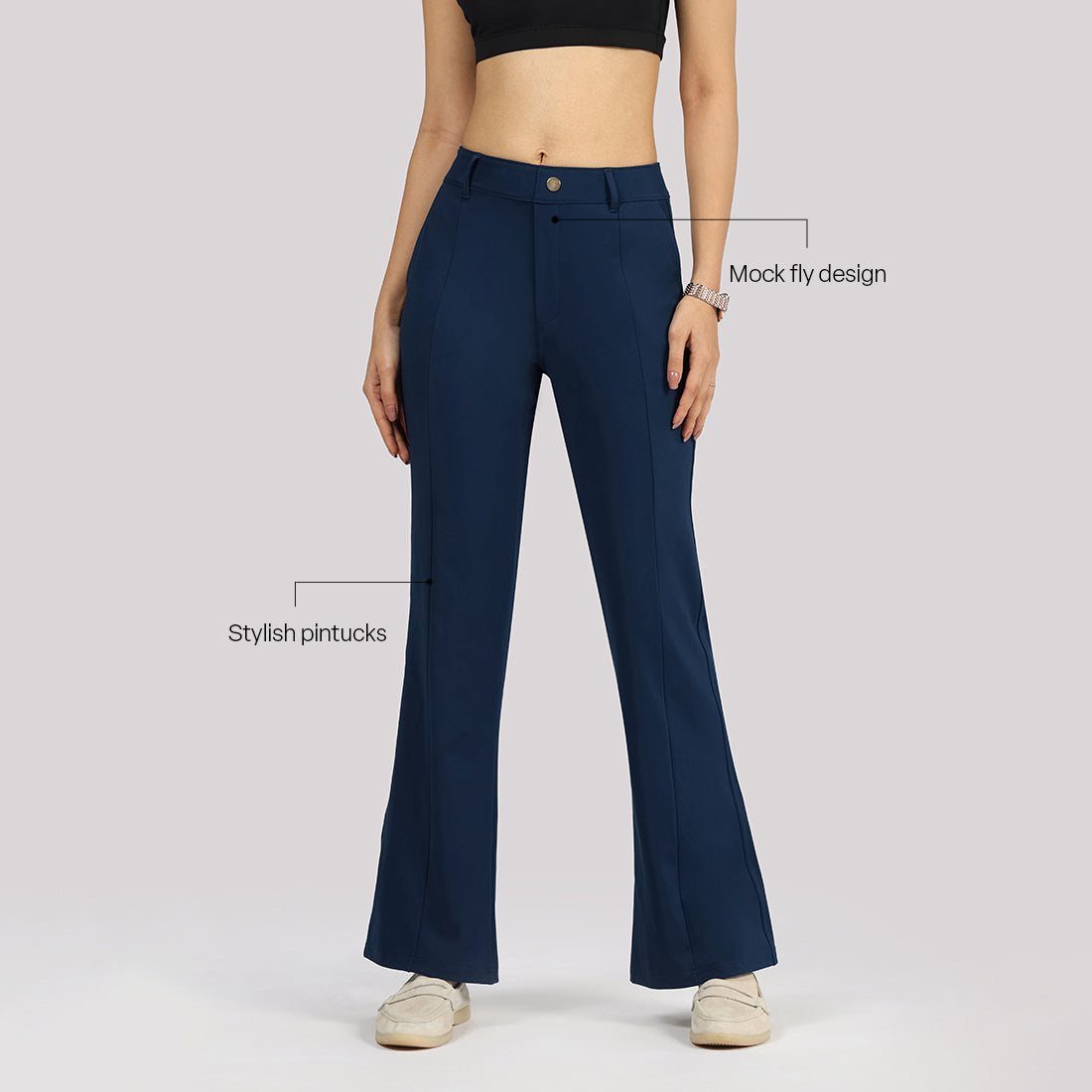 Ultimate Flared Tailored Trousers