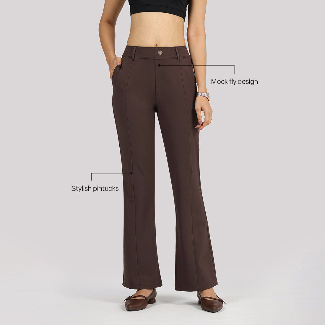 Ultimate Flared Tailored Trousers