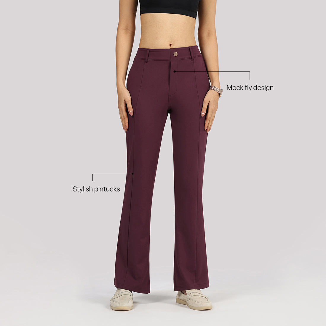 Ultimate Flared Tailored Trousers