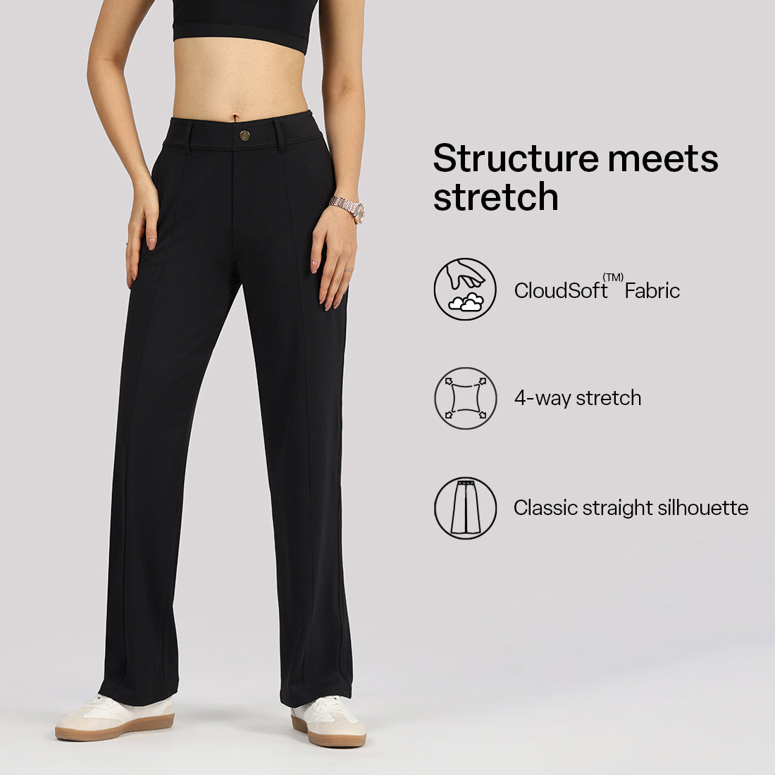 Ultimate Straight Tailored Trousers