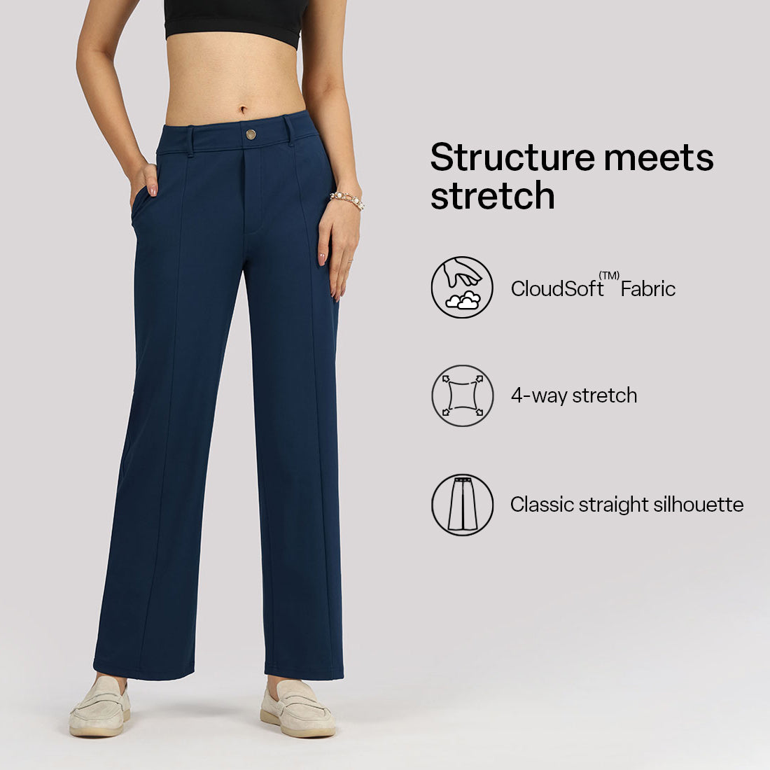 Ultimate Straight Tailored Trousers