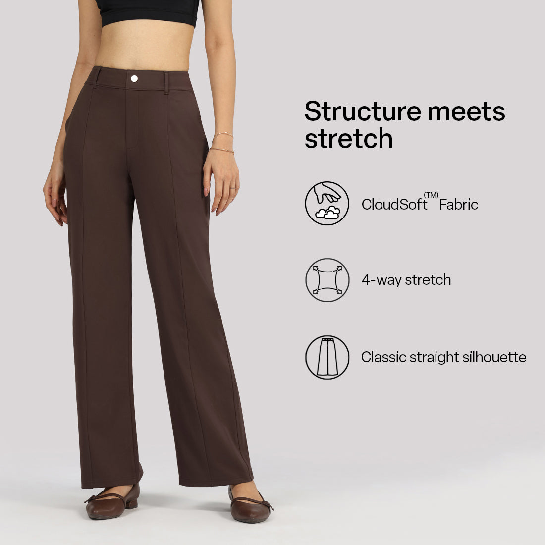 Ultimate Straight Tailored Trousers