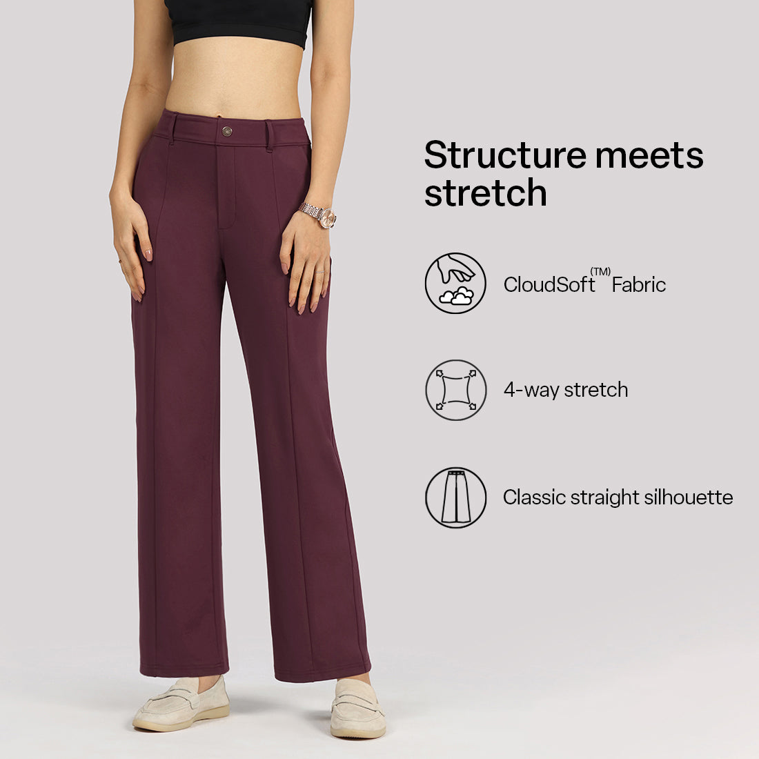 Ultimate Straight Tailored Trousers