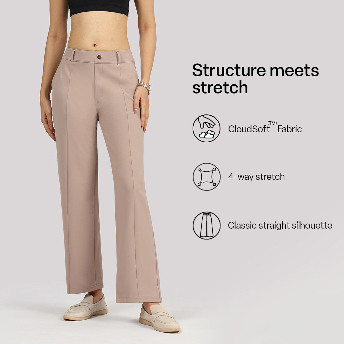 Ultimate Straight Tailored Trousers