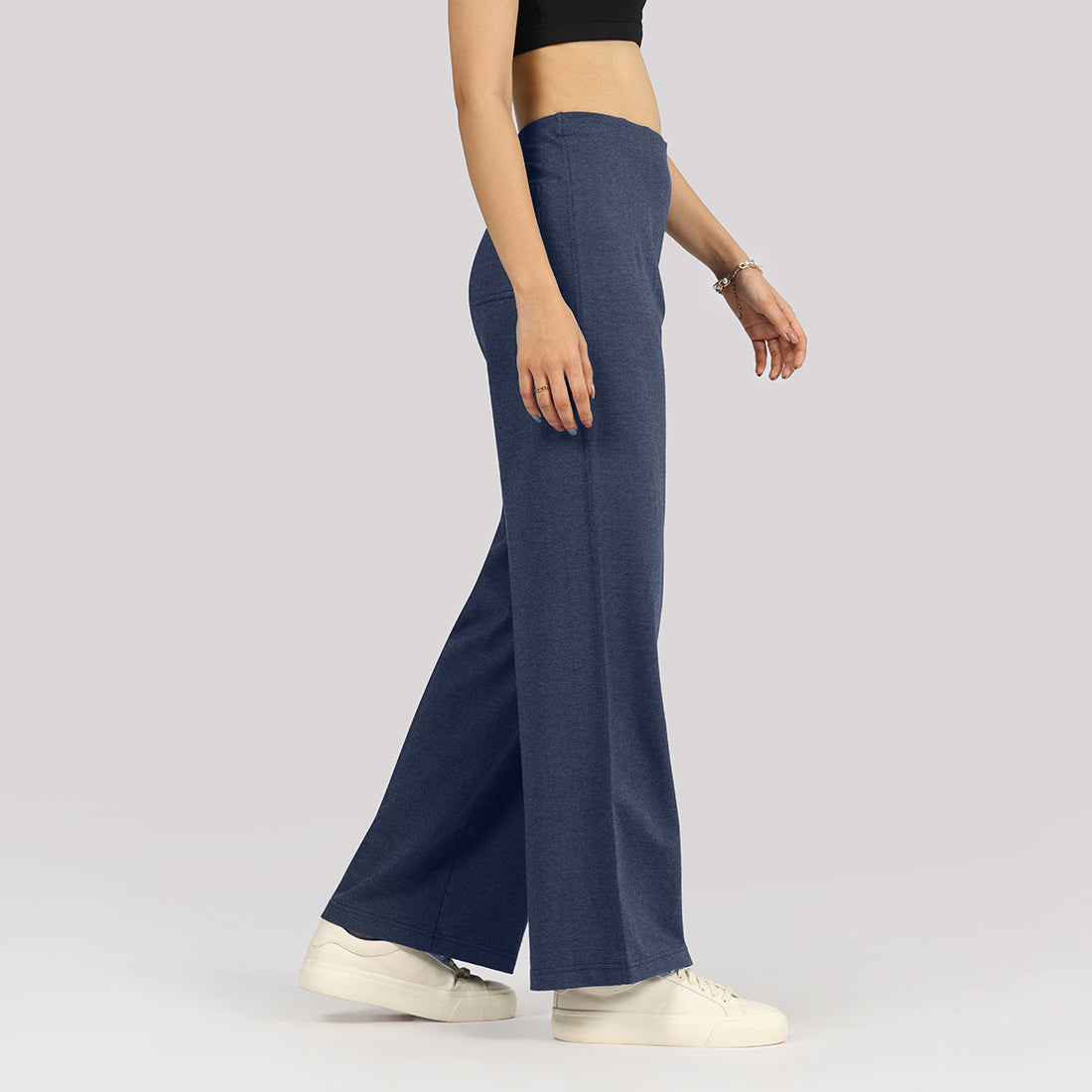 Work-To-Wine Twill Wide Dart Pants
