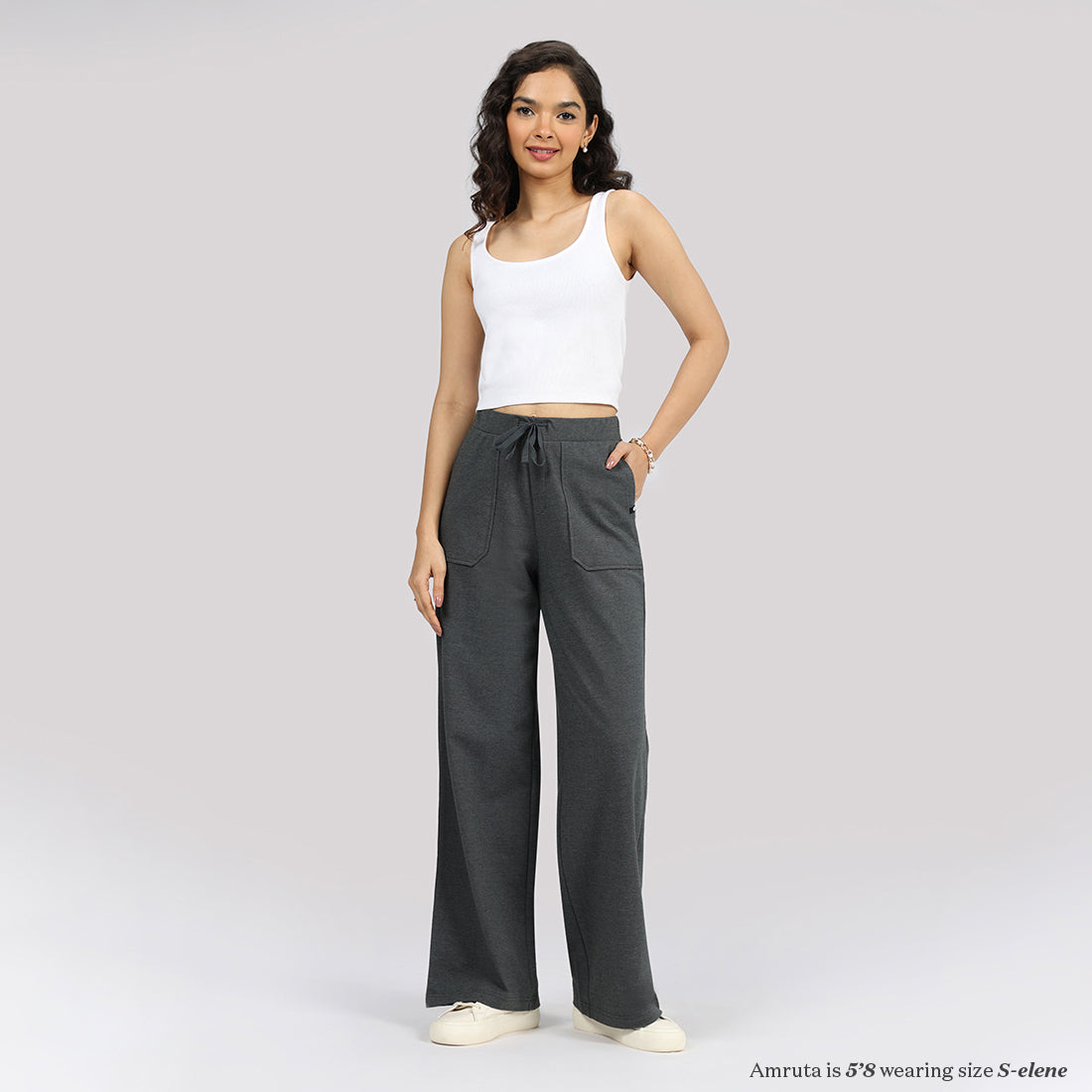 Work-To-Wine Twill Drawstring Pants