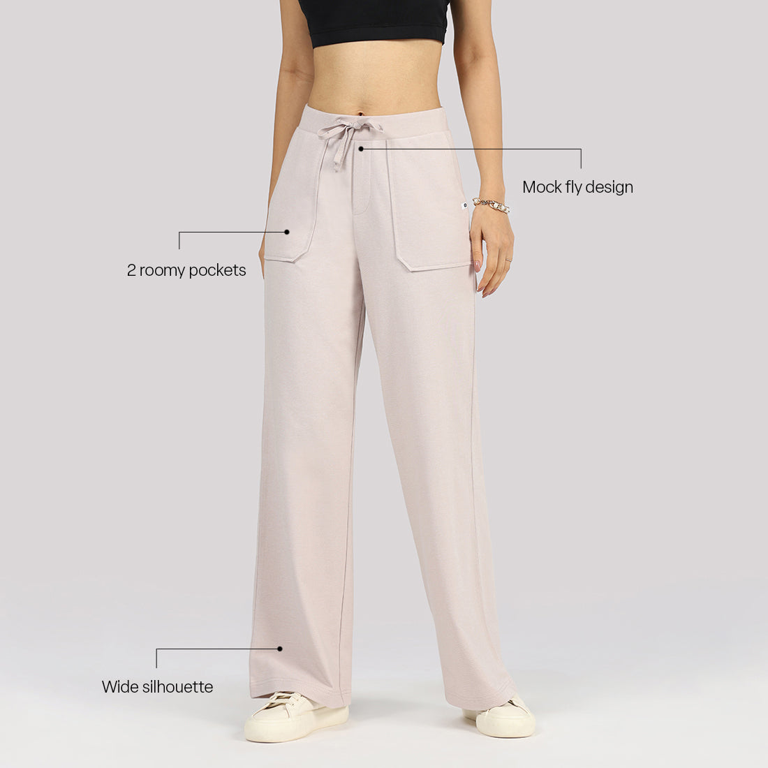 Work-To-Wine Twill Drawstring Pants