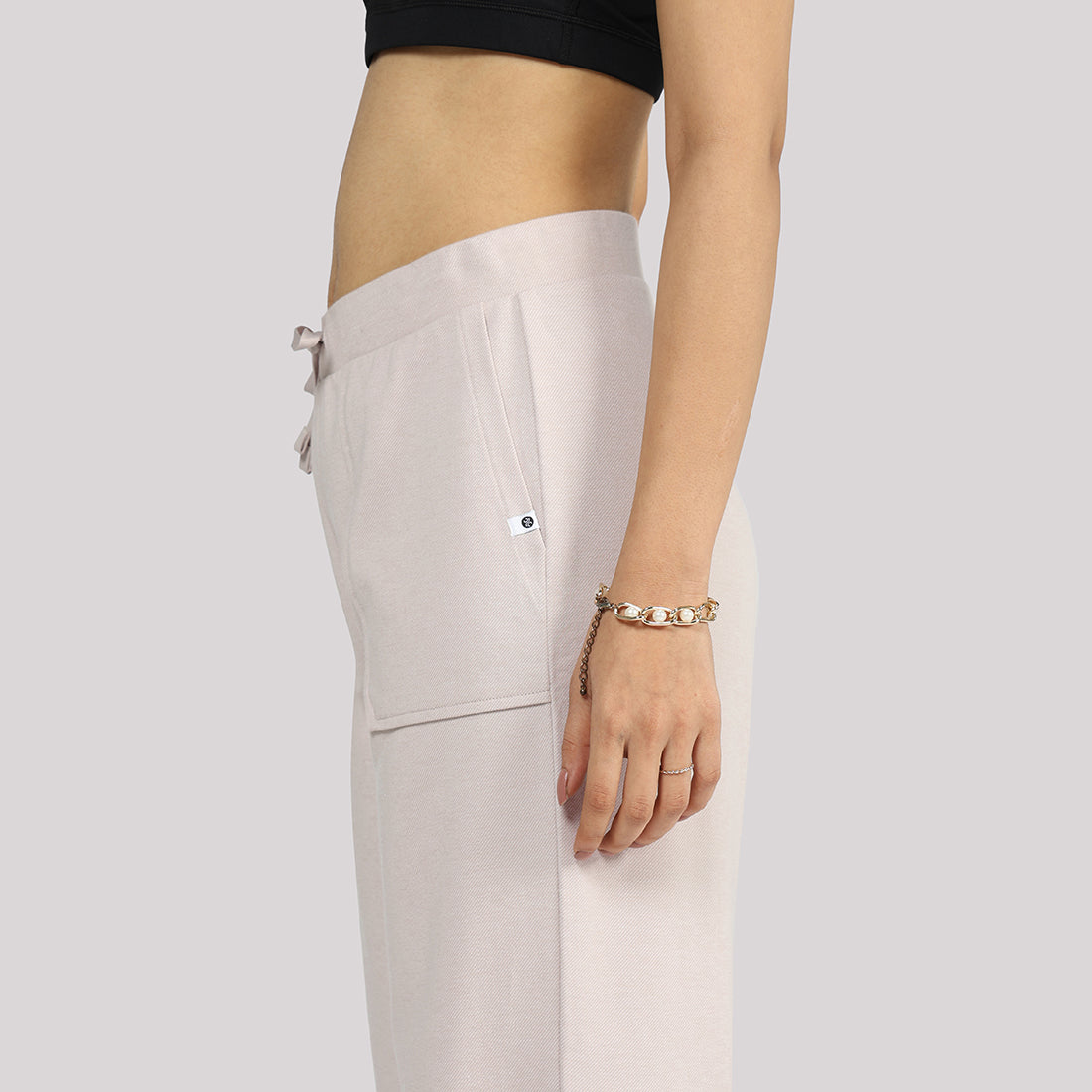 Work-To-Wine Twill Drawstring Pants
