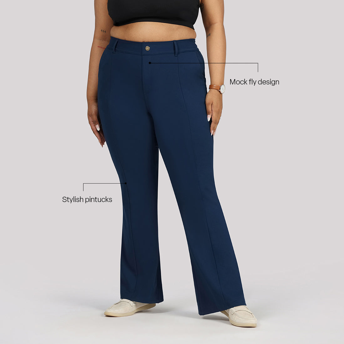 Ultimate Flared Tailored Trousers