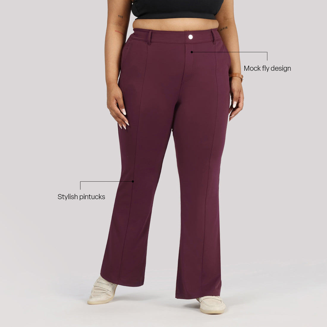 Ultimate Flared Tailored Trousers