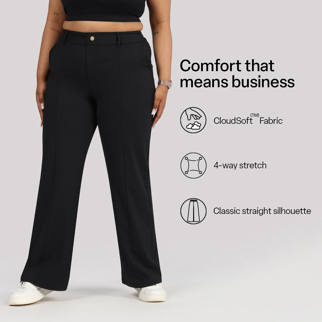 Ultimate Straight Tailored Trousers