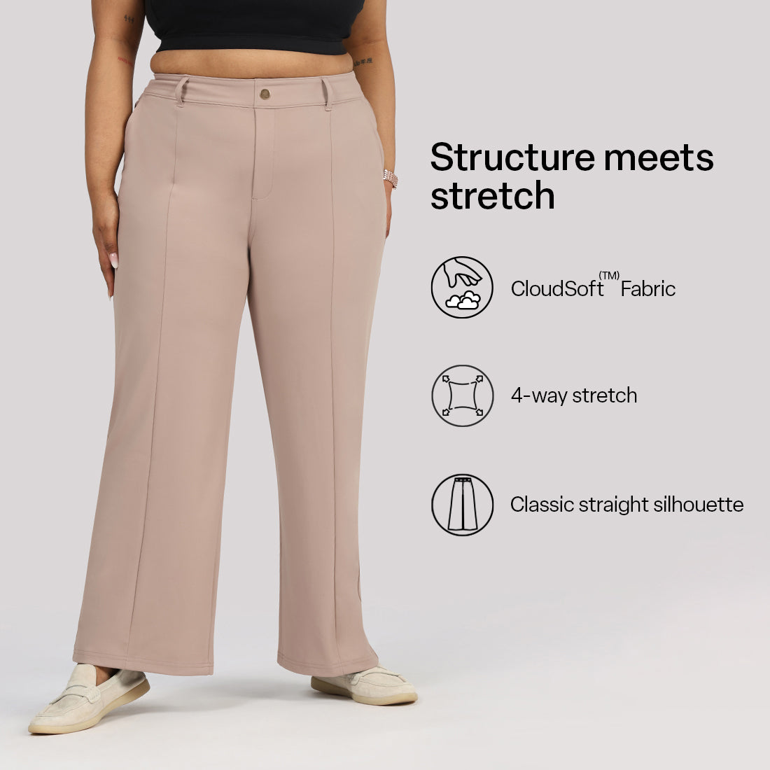 Ultimate Straight Tailored Trousers