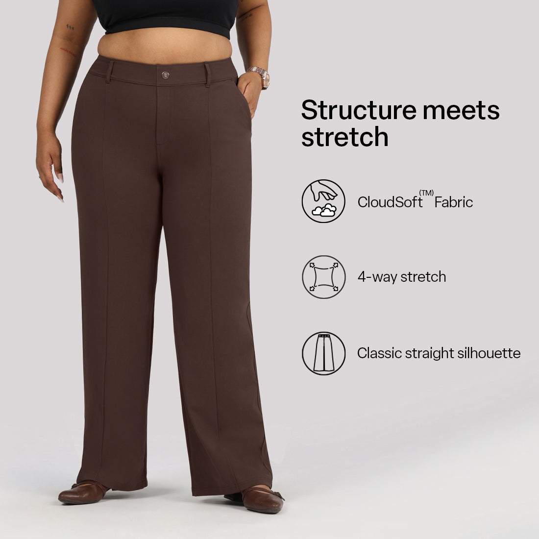Ultimate Straight Tailored Trousers