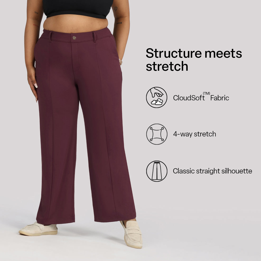 Ultimate Straight Tailored Trousers