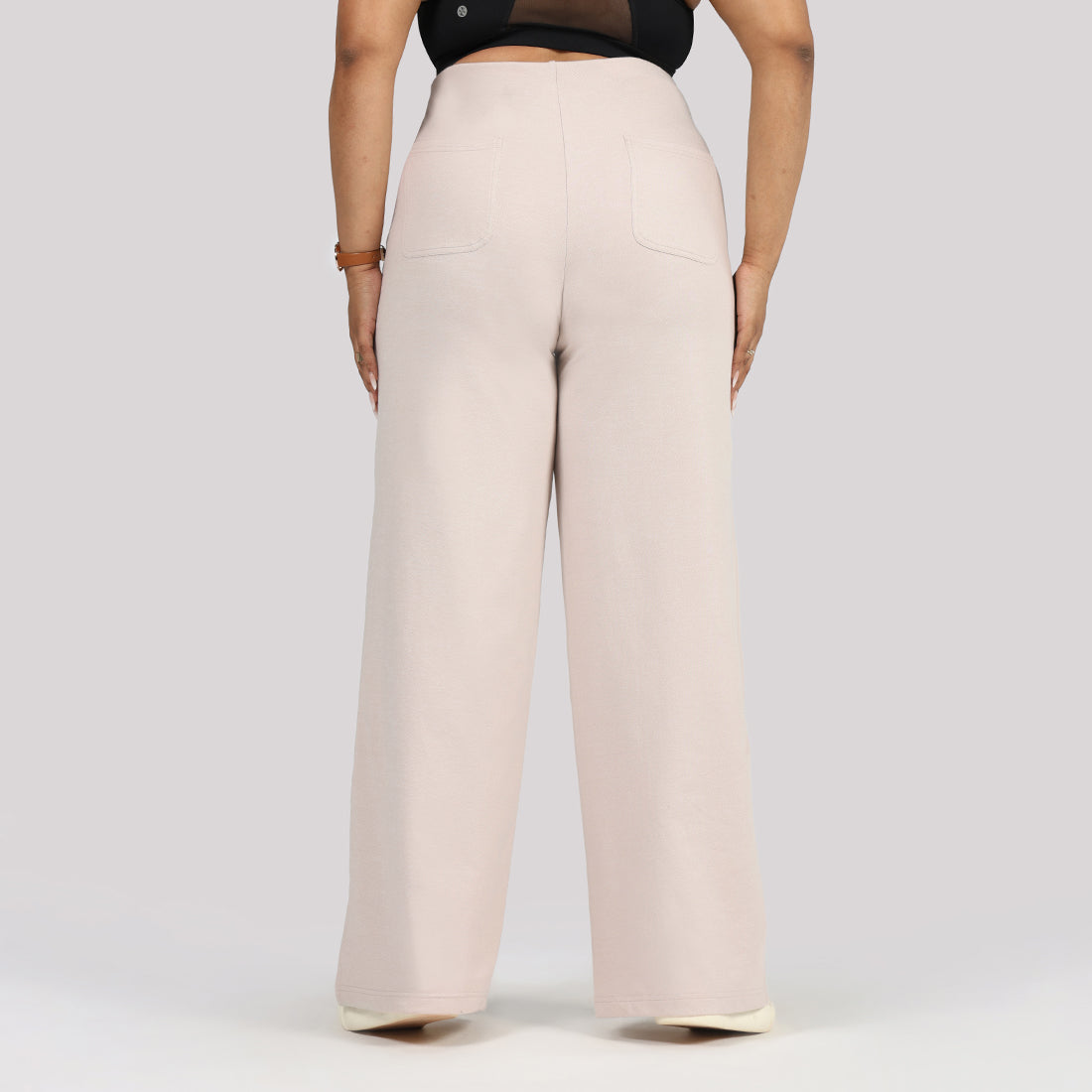 Work-To-Wine Twill Wide Dart Pants