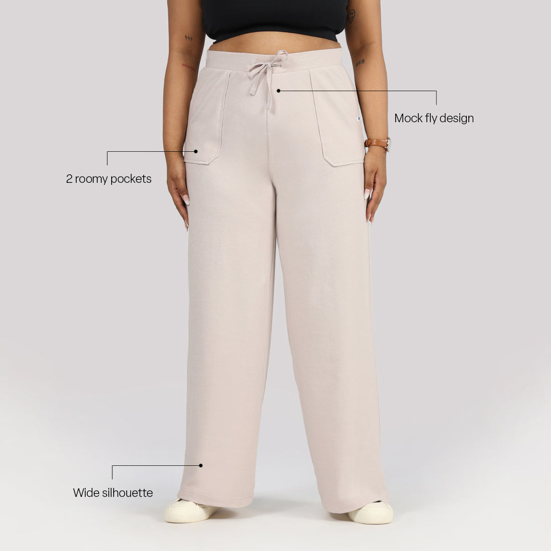 Work-To-Wine Twill Drawstring Pants