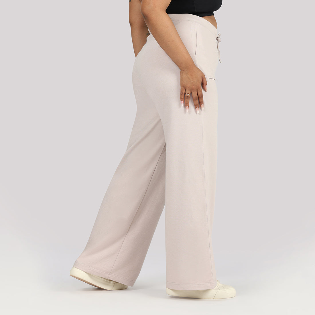 Work-To-Wine Twill Drawstring Pants