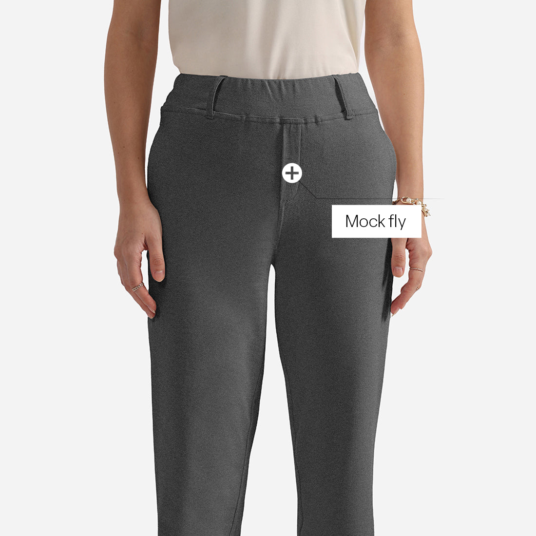 Work-To-Wine Twill Straight Pants