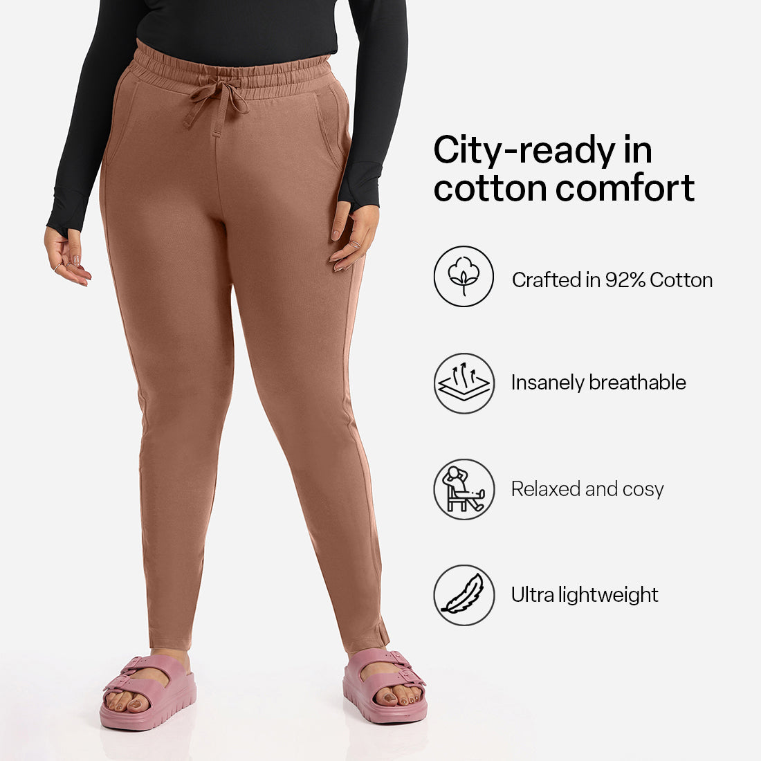 Groove-in Cotton Joggers Tall