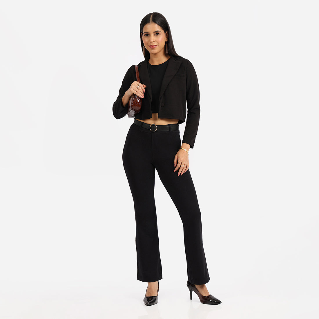 AM:PM Air Flare Trousers - Cotton Tall