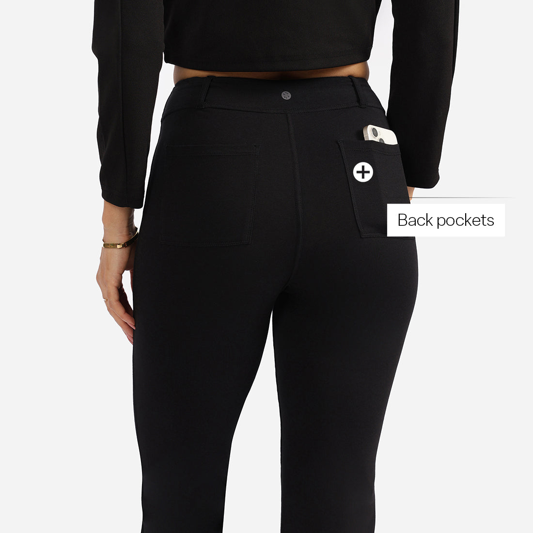AM:PM Air Flare Trousers - Cotton Tall
