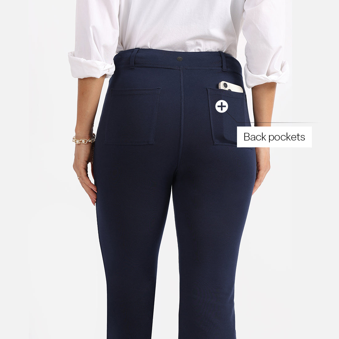 AM:PM Air Flare Trousers - Cotton Tall
