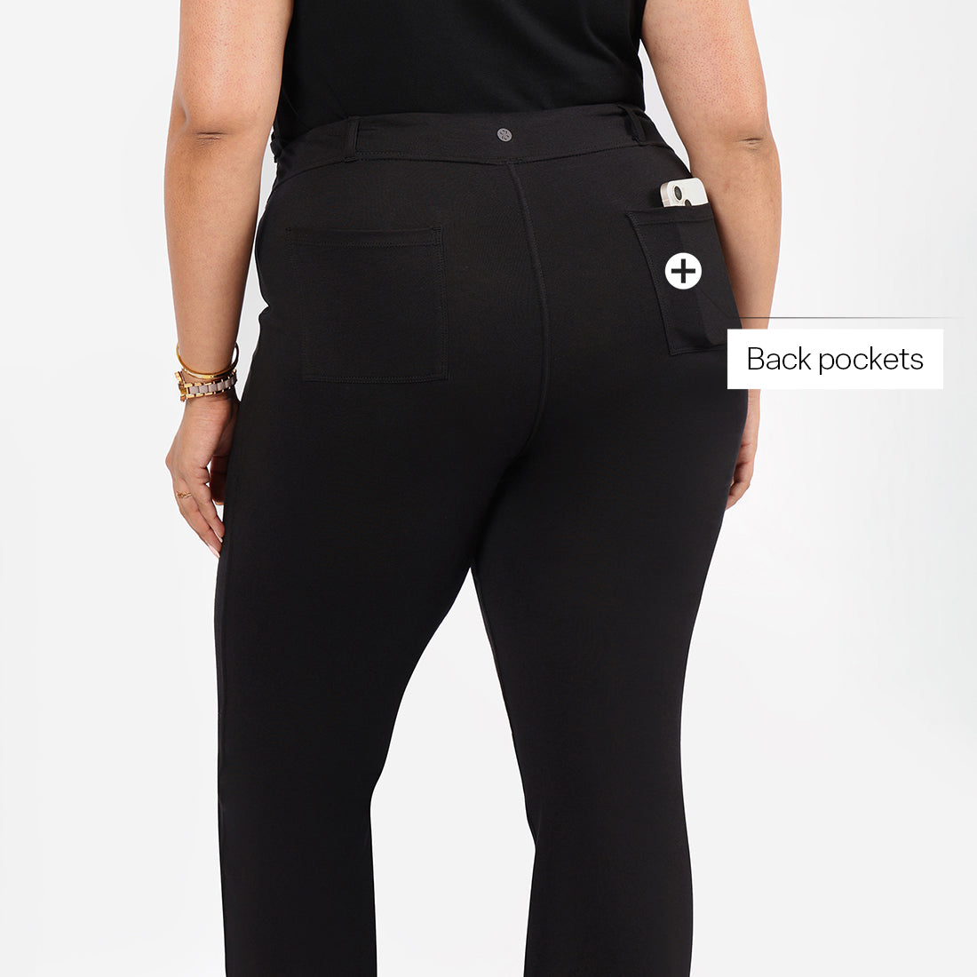 AM:PM Air Flare Trousers - Cotton Tall