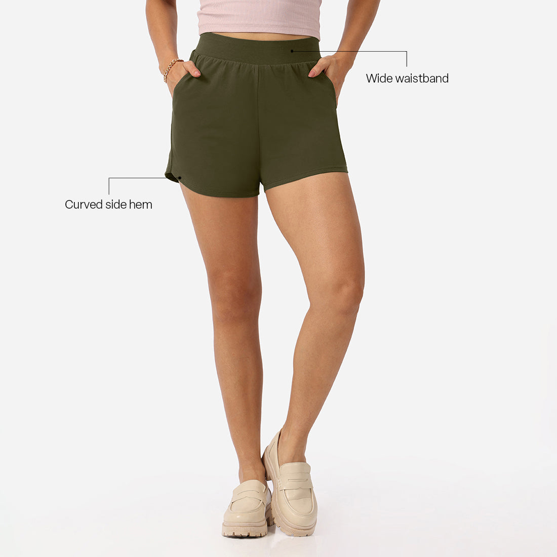 Groove-in Cotton Shorts