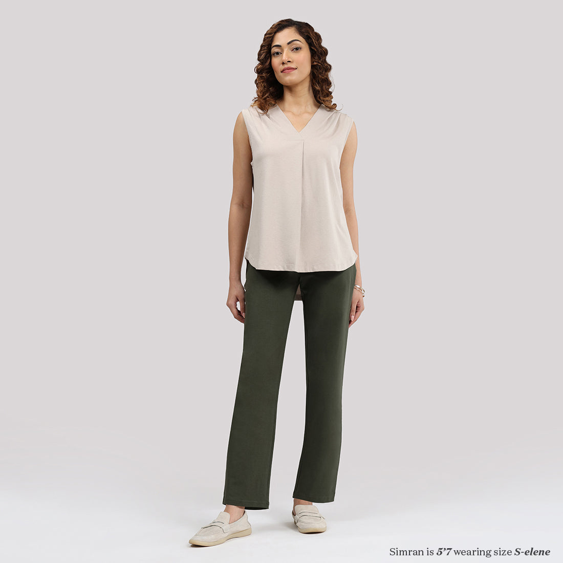 AM:PM Cotton Straight Pants