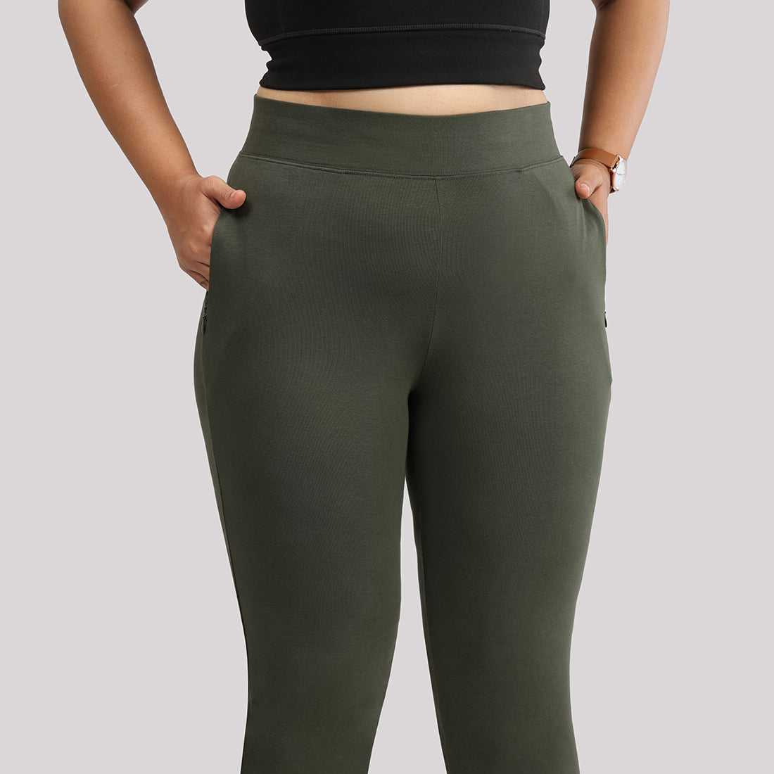 AM:PM Cotton Straight Pants