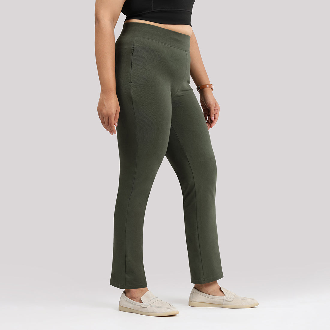 AM:PM Cotton Straight Pants