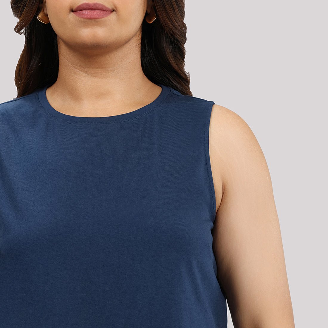 Last Tee Sleeveless Long Slit Top - BlissClub