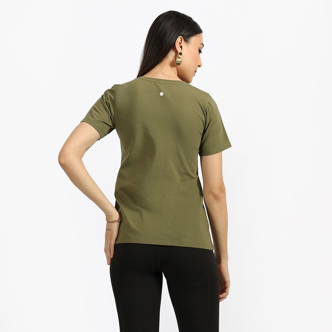 Last Tee - V Neck Half Sleeves - BlissClub