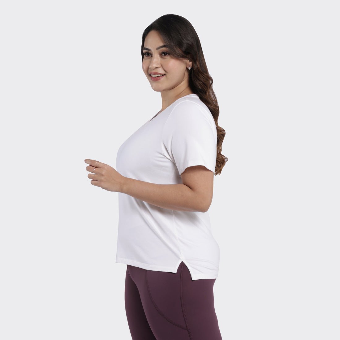 Last Tee - V Neck Half Sleeves - BlissClub