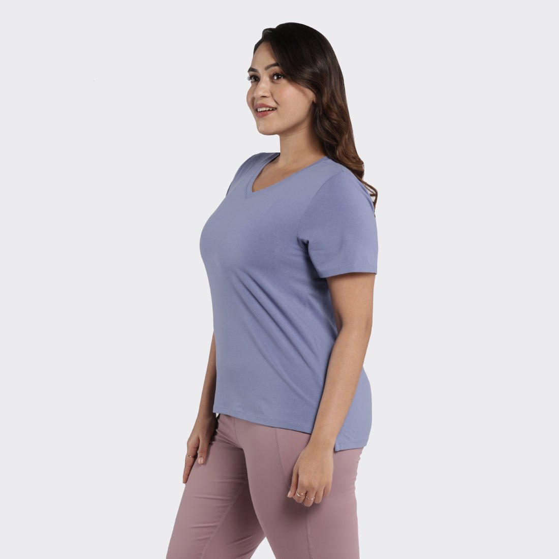 Last Tee - V Neck Half Sleeves - BlissClub