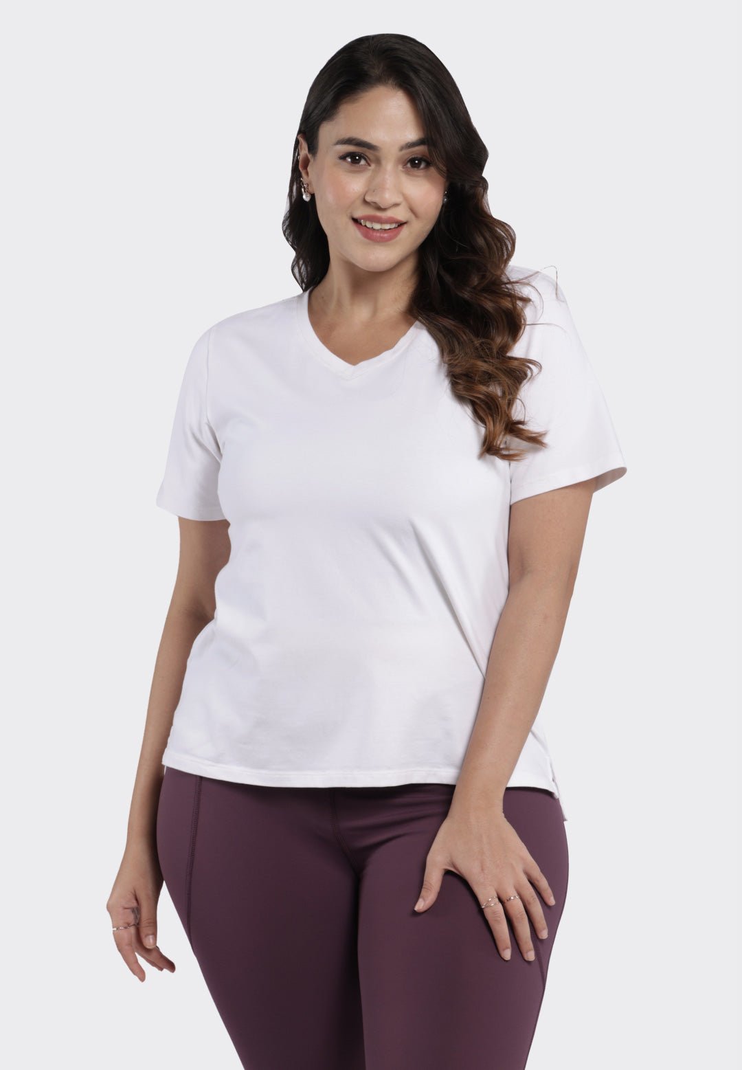 Last Tee - V Neck Half Sleeves - BlissClub