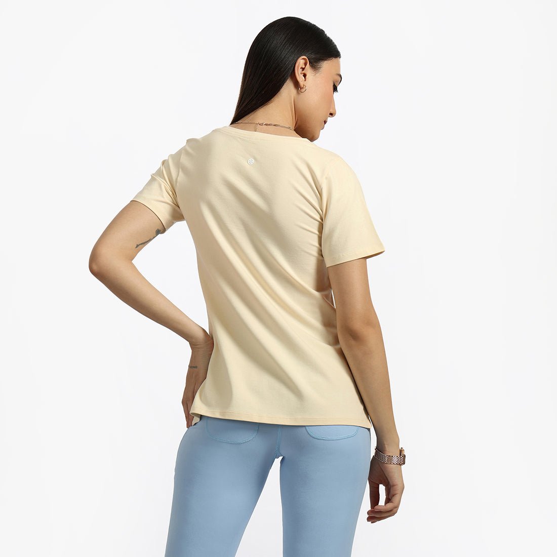 Last Tee - V Neck Half Sleeves - BlissClub