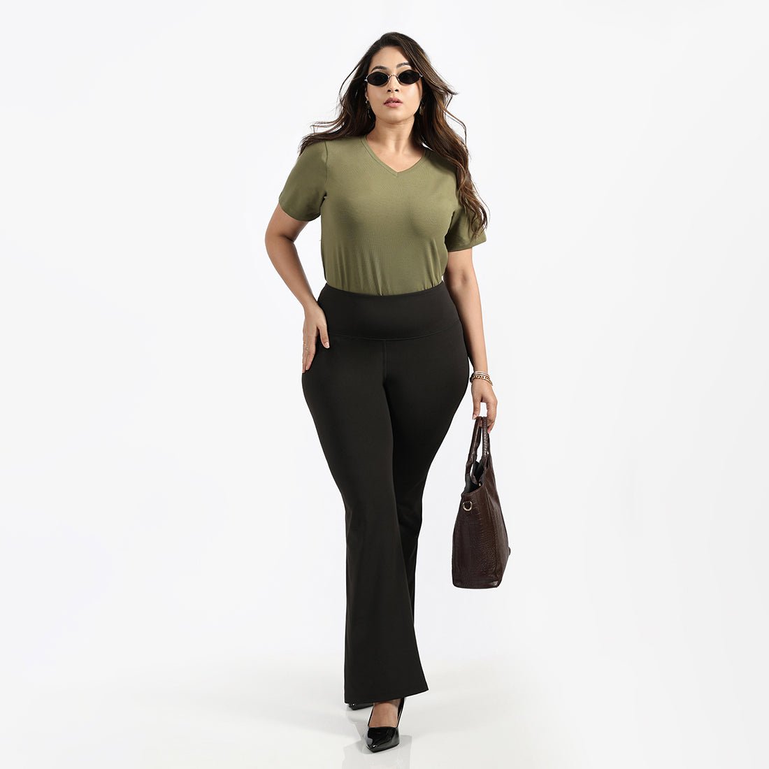Last Tee - V Neck Half Sleeves - BlissClub